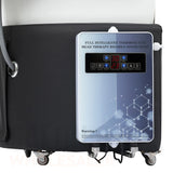 Detail image of the control panel on the black SSW 6114NP Non-Portable Japanese Head Spa Shampoo Bowl