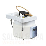 Image of the white SSW 6114NP Non-Portable Japanese Head Spa Shampoo Bowl