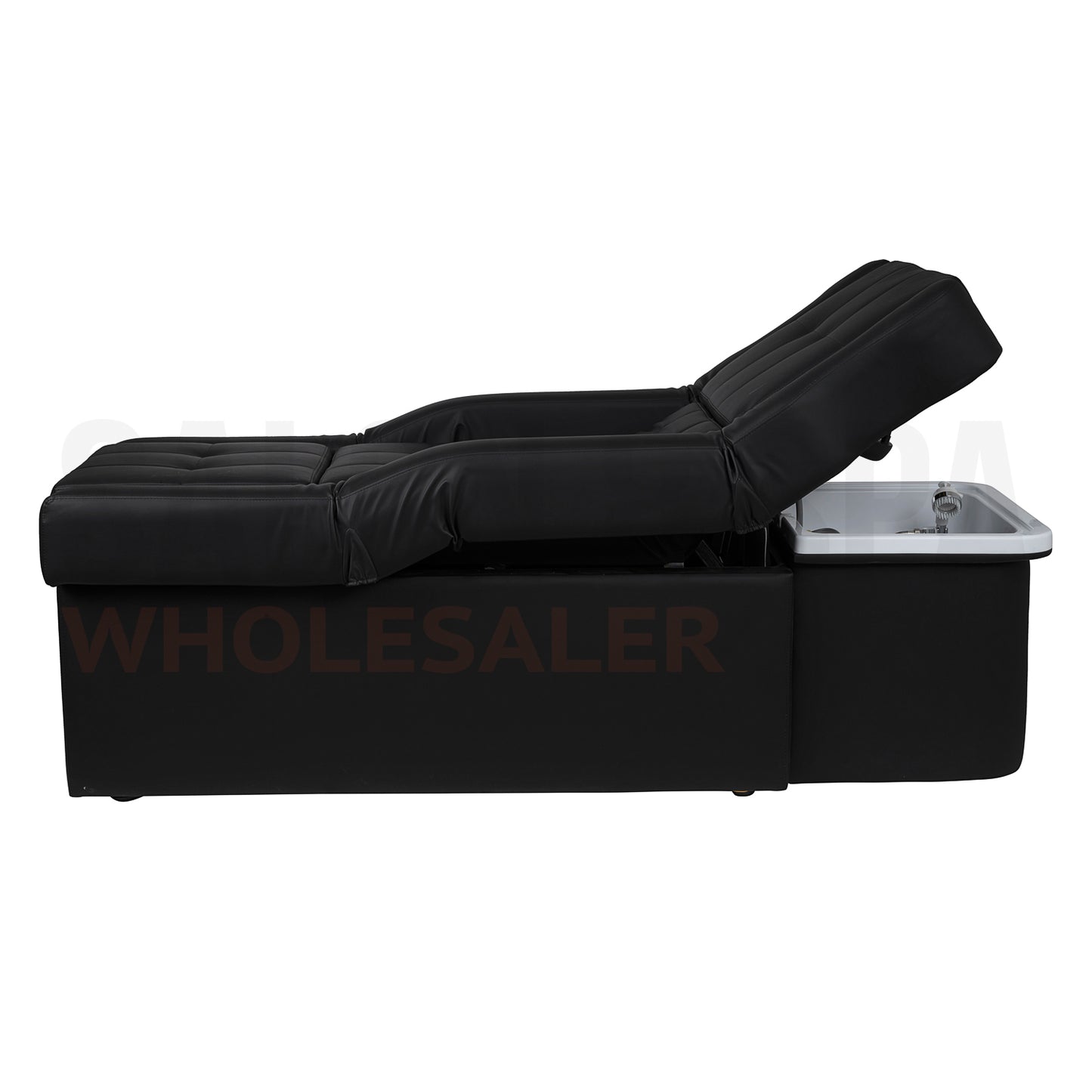 Image showcasing the electric lifting back cushion of the SSW 631 Japanese Head Spa Massage Bed. 