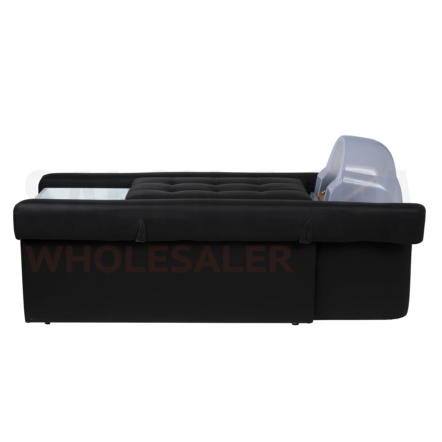 Profile view of the SSW 631 Japanese Head Spa Massage Bed. 