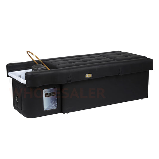 Image of the black SSW 631 Japanese Head Spa Massage Bed. 