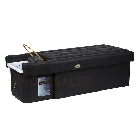 Image of the black SSW 631 Japanese Head Spa Massage Bed. 