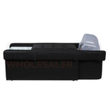 Profile view of the black SSW 631D Fresh Water Japanese Head Spa Massage Bed