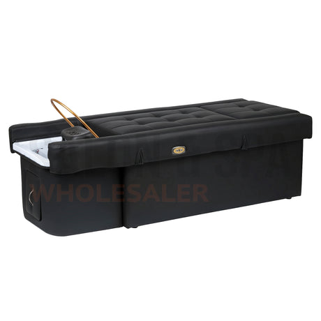 Main image of the black SSW 631D Fresh Water Japanese Head Spa Massage Bed