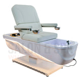 Main image of the light cream SSW 645D Fresh Water Electric Japanese Head Spa Massage Bed.