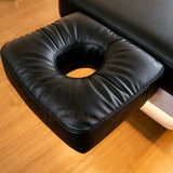Face cradle on the black SSW 645D Fresh Water Electric Japanese Head Spa Massage Bed.