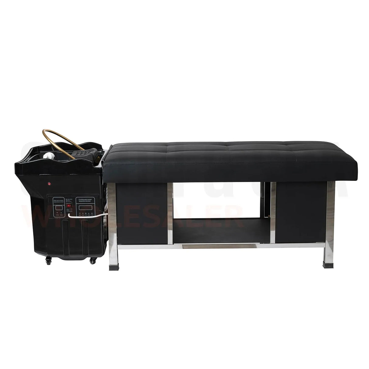 Image of the black SSW 8750P Japanese Head Spa Massage Bed.