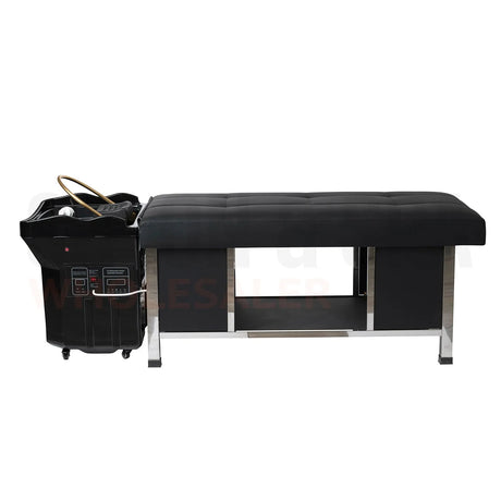 Image of the black SSW 8750P Japanese Head Spa Massage Bed.