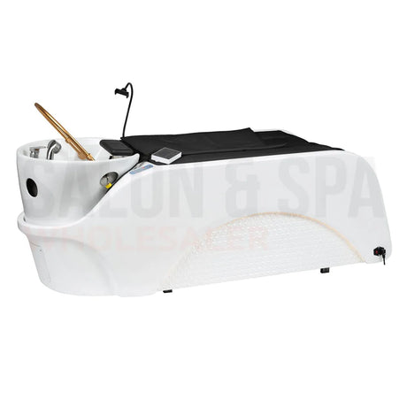 Image of the black SSW A035 Japanese Head Spa Massage Bed. 