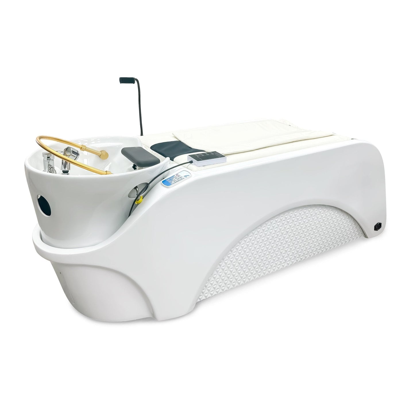 A035 Japanese Head Spa Massage Bed – Premium automated massage and water circulation system for salon and spa relaxation.