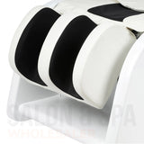 Leg massagers on the light cream SSW A035 Japanese Head Spa Massage Bed. 