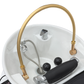 Detail image of the sink on the SSW B043 Japanese Head Spa Massage Bed. 