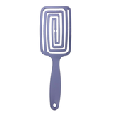 Rear image of the violet SSW Flexible Detangling Hairbrush.
