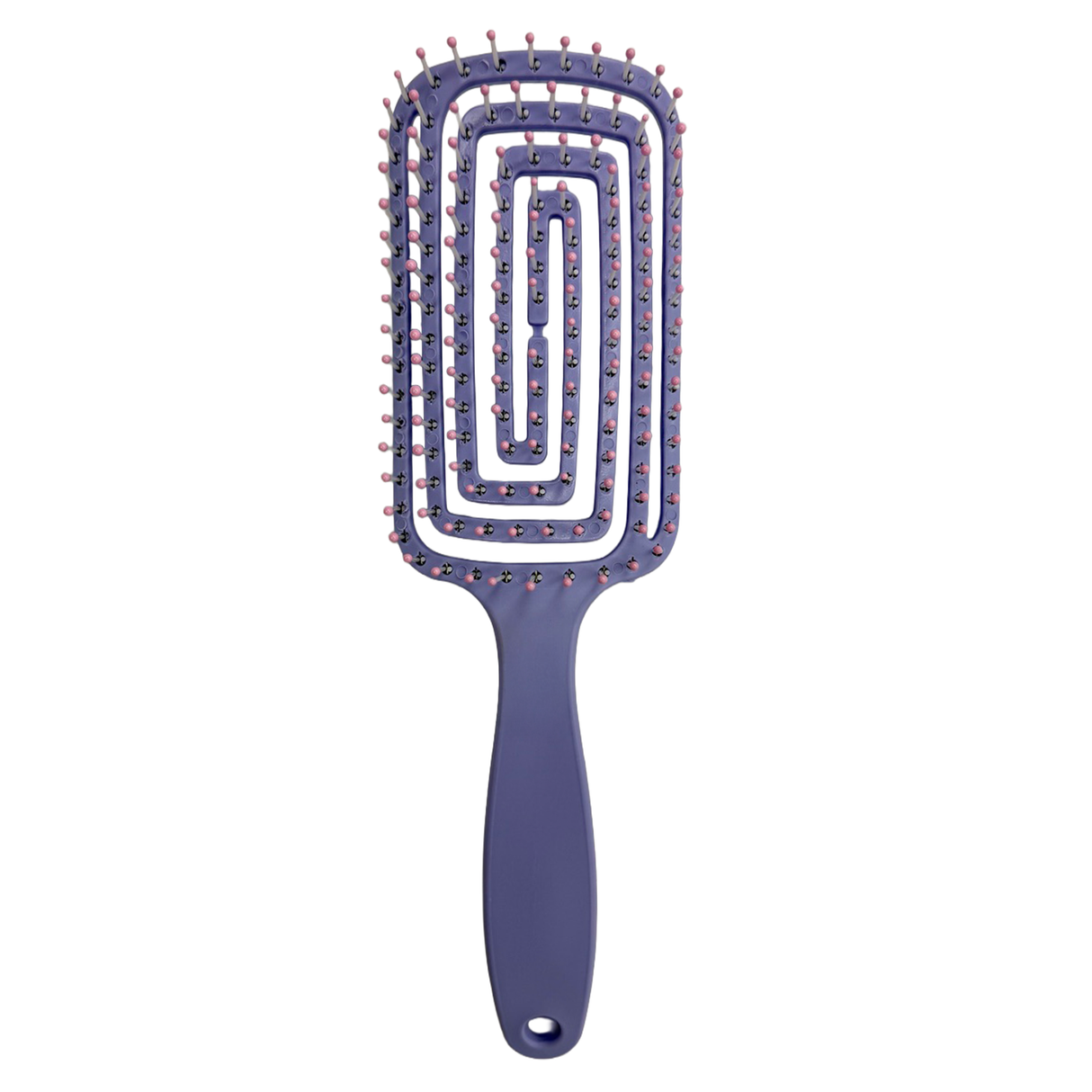 Main image of the violet SSW Flexible Detangling Hairbrush.