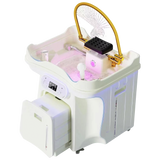 Main image of the white, non-plumbed, portable SSW LT06 Japanese Head Spa Shampoo Bowl.