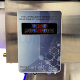 Detail image of the control panel on the SSW M35 Electric Japanese Head Spa Massage Bed. 