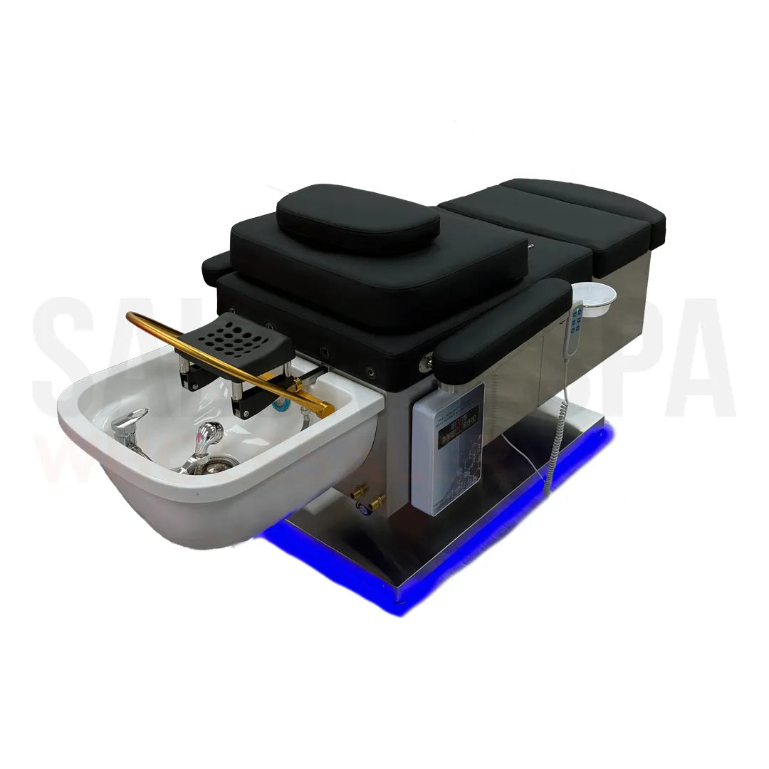 Main image of the SSW M35 Electric Japanese Head Spa Massage Bed. 