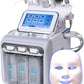 7-inch touchscreen interface of the SSW Hydrafacial Machine, displaying user-friendly controls and settings.
