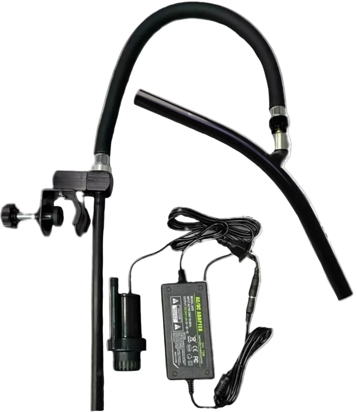 Main image of the clamp-on SSW Raincloud Halo Head Spa Conversion Kit.