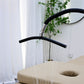 Detail image of the halo on the SSW Raine Freestanding Head Spa Conversion Cart. 