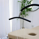 Detail image of the halo on the SSW Raine Freestanding Head Spa Conversion Cart. 