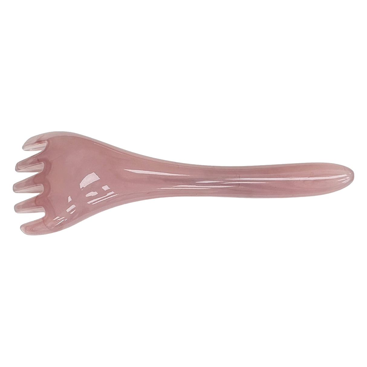 Overhead view of the SSW Resin Scalp Massager Comb.