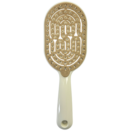 Main image of the ivory-cashmere SSW Flexible Self-Cleaning Detangling Hairbrush