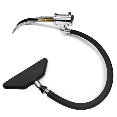 Detail image of the Waterfall Head Spa Attachment and Hoses. 