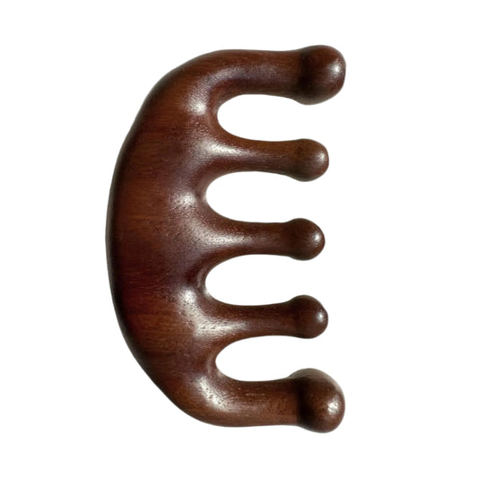 Main image of the SSW Wooden Scalp Massager. 