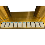 Detail image of the foot controls on the SSW LT8750 Electric Treatment Table.