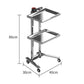 SW30 - Silver | Salon Folding Tray TROLLEY SSW 