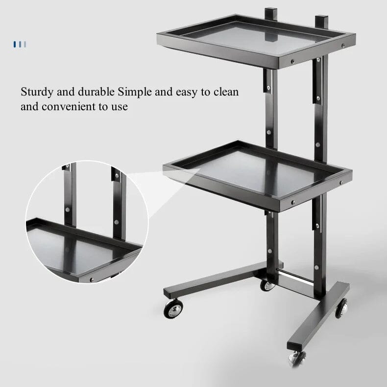 SW30 - Silver | Salon Folding Tray TROLLEY SSW 