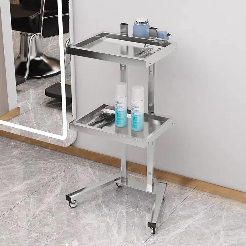 SW30 - Silver | Salon Folding Tray TROLLEY SSW 