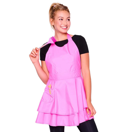 Sweet Treats Bleach Proof Apron | 958-PINK | BETTY DAIN HAIR COLORING ACCESSORIES BETTY DAIN 