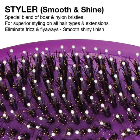The OG Brush Collection | Purple | 721-OGDBOX01 | OLIVIA GARDEN COMBS & BRUSHES OLIVIA GARDEN 