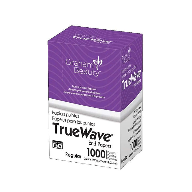 TrueWave End Papers 2.25" x 3.25" | 1000 Papers | 56174 | GRAHAM BEAUTY SPAS GRAHAM BEAUTY 