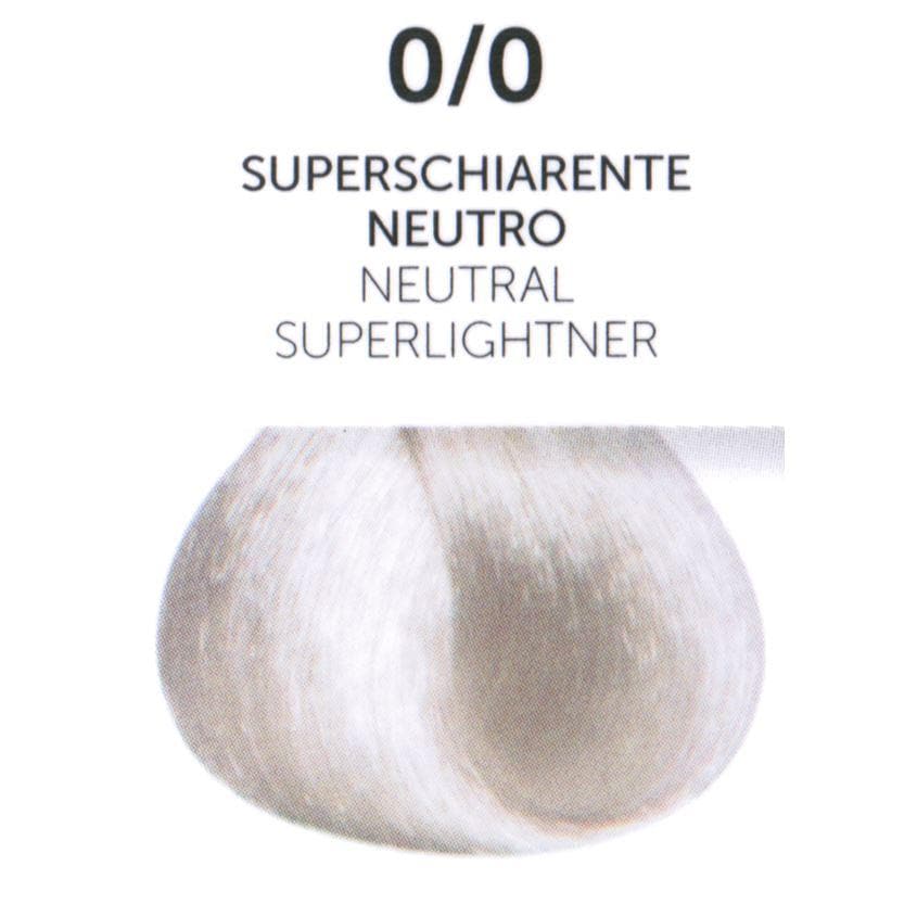 Perlacolor 0/0 Neutral Super Lightener Permanent Hair Dye 100 ml - Long-lasting color for salon treatments.