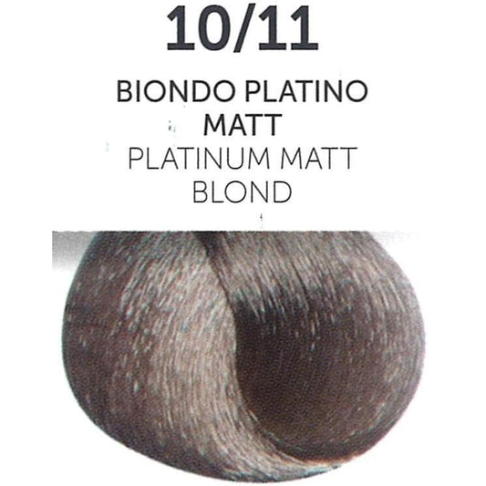 Perlacolor 10/11 Platinum Matt Blond Permanent Hair Dye 100 ml - Long-lasting color for salon treatments. 