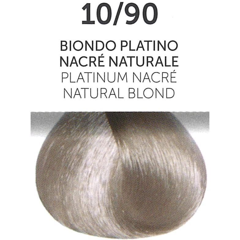 Perlacolor 10/90 Platinum Nacre Natural Blond Permanent Hair Dye 100 ml - Long-lasting color for salon treatments. 