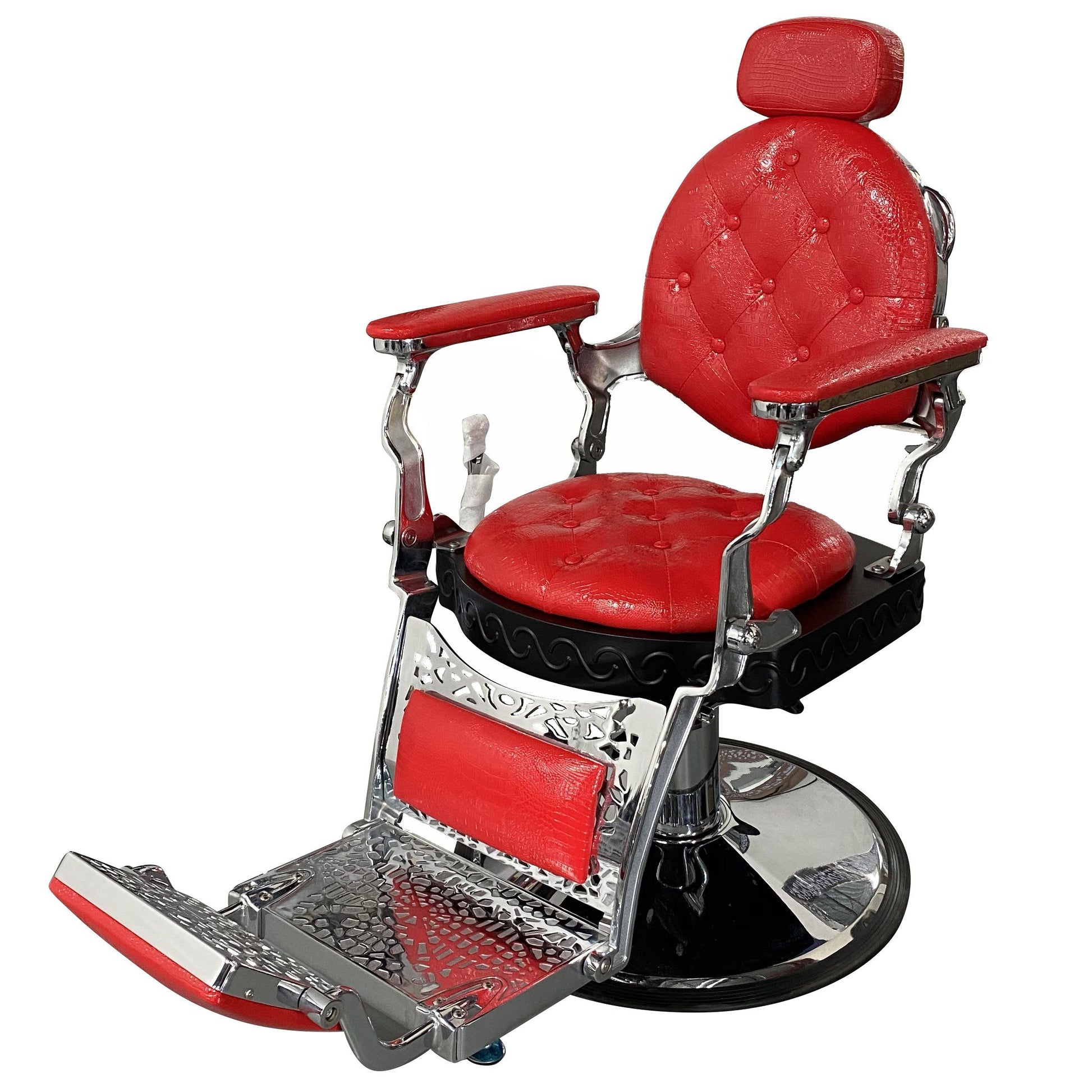 31917-1 Barber Chair SSW RED 