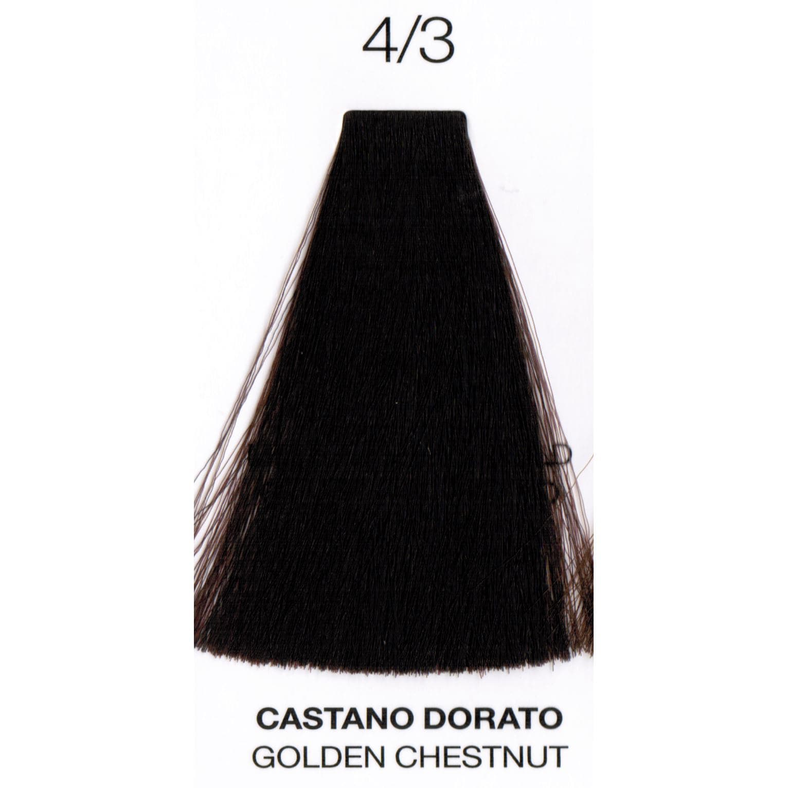 Perlacolor Purity 4/3 Golden Chestnut Ammonia-Free Permanent Hair Dye 100 ml - Long-lasting color for salon treatments.