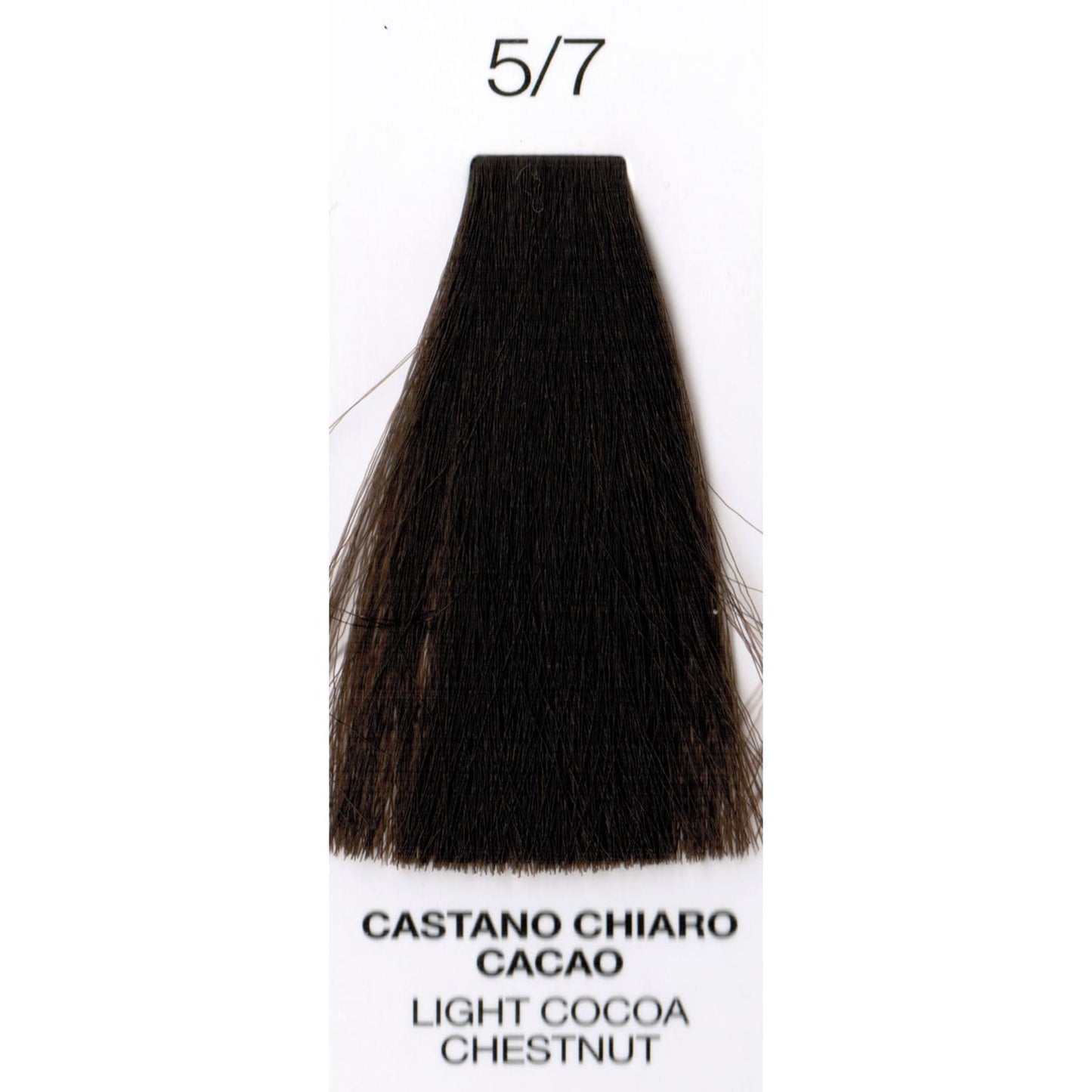 Perlacolor Purity 5/7 Light Cocoa Chestnut Ammonia-Free Permanent Hair Dye 100 ml - Long-lasting color for salon treatments.