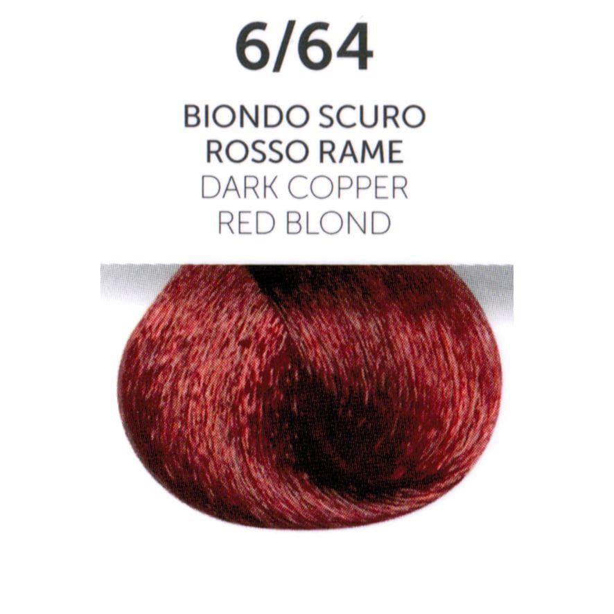 Perlacolor 6/64 Copper Red Blond Permanent Hair Dye 100 ml - Long-lasting color for salon treatments. 