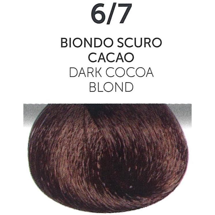 Perlacolor 6/7 Dark Cocoa Blond Permanent Hair Dye 100 ml - Long-lasting color for salon treatments. 