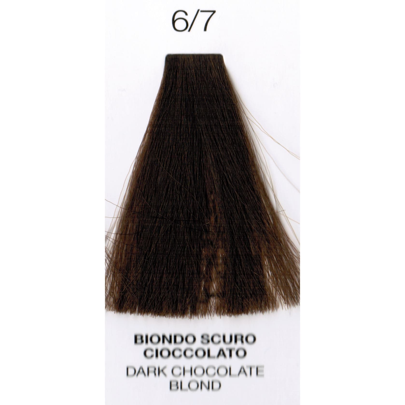 Perlacolor Purity 6/7 Dark Cocoa Blond Ammonia-Free Permanent Hair Dye 100 ml - Long-lasting color for salon treatments.