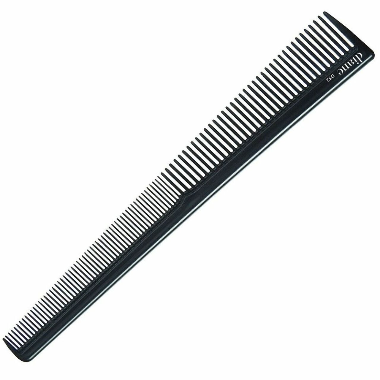 7 1/4" Barber Comb Black | D32 COMBS & BRUSHES DIANE 