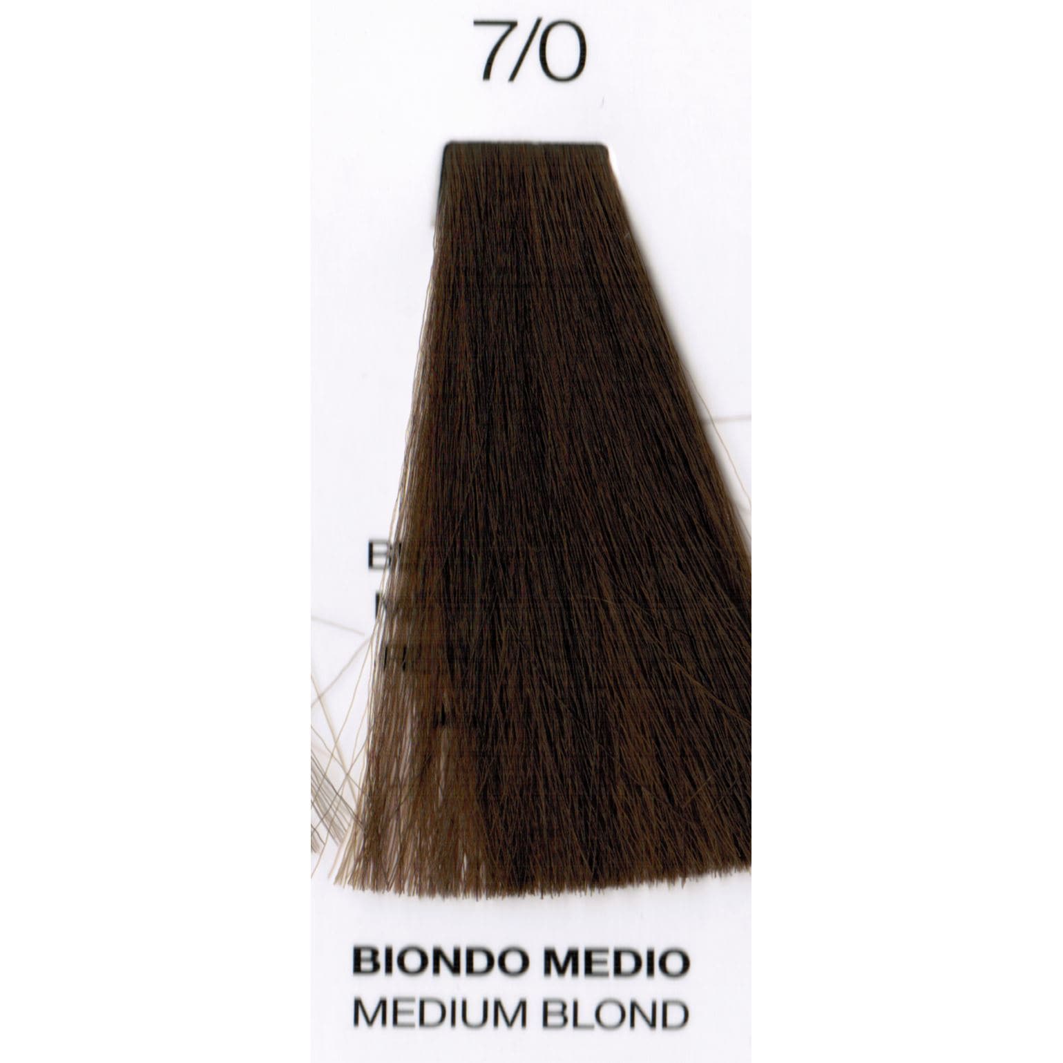 Perlacolor Purity 7/0 Medium Blond Ammonia-Free Permanent Hair Dye 100 ml - Long-lasting color for salon treatments.