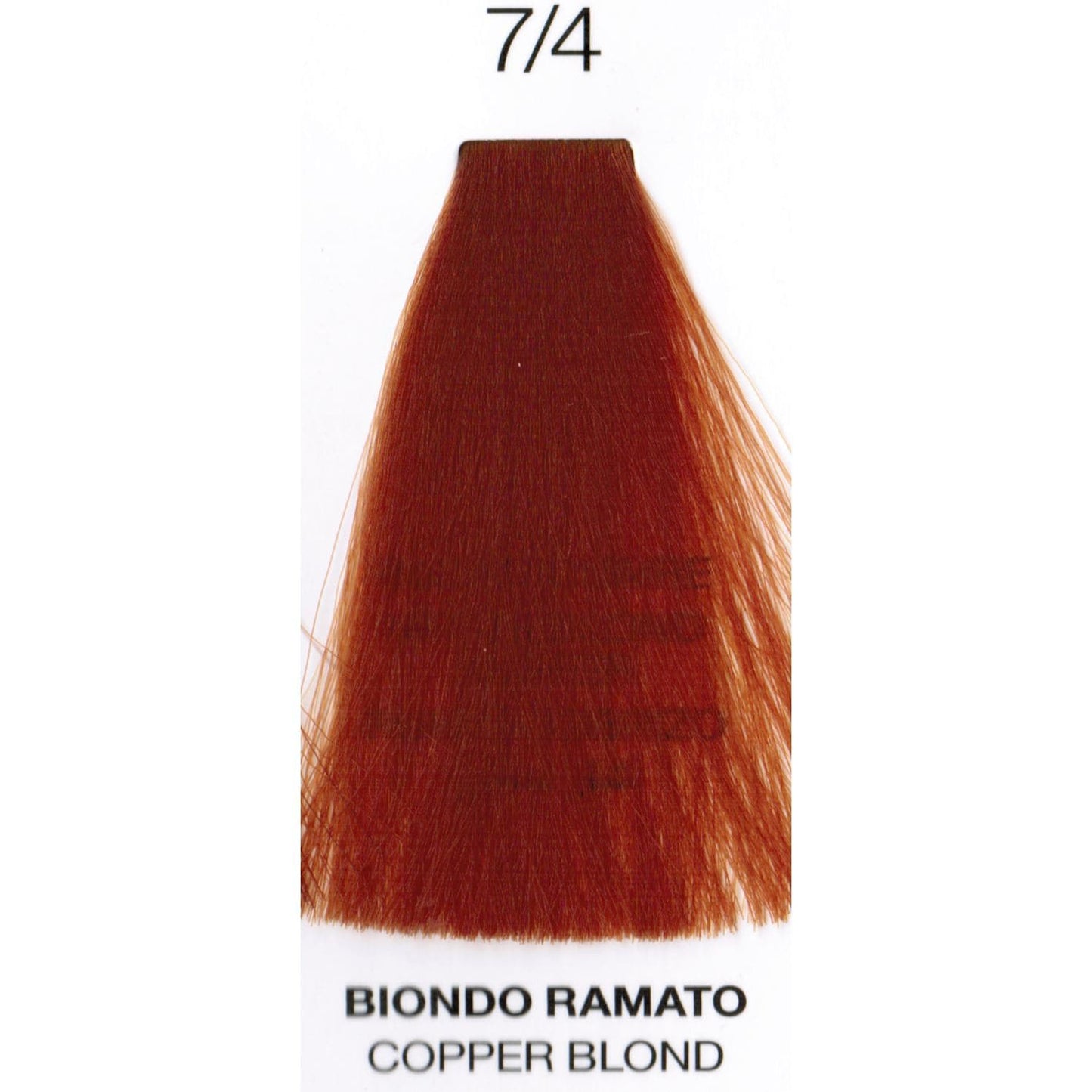 Perlacolor Purity 7/4 Copper Blond Ammonia-Free Permanent Hair Dye 100 ml - Long-lasting color for salon treatments.