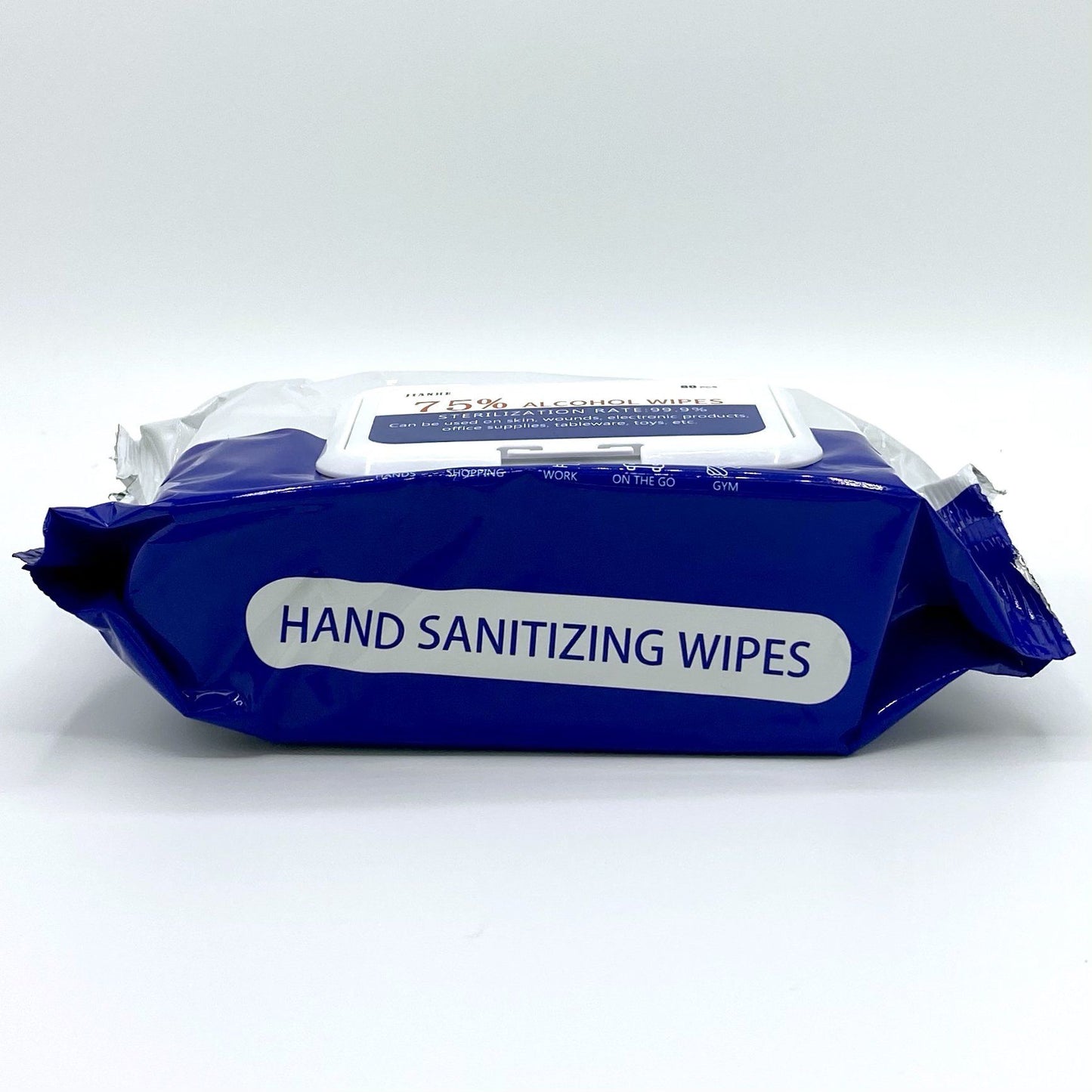 75% Alcohol Wipes | 6"X4" | 80PCS HAND SANITIZERS & WIPES JIANHE 