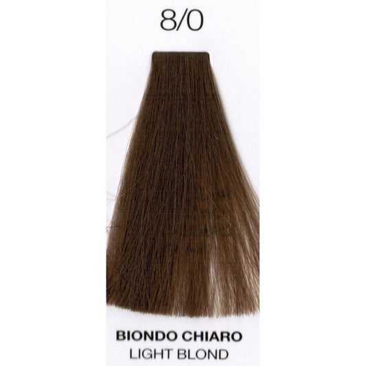 Perlacolor Purity 8/0 Light Blond Ammonia-Free Permanent Hair Dye 100 ml - Long-lasting color for salon treatments.